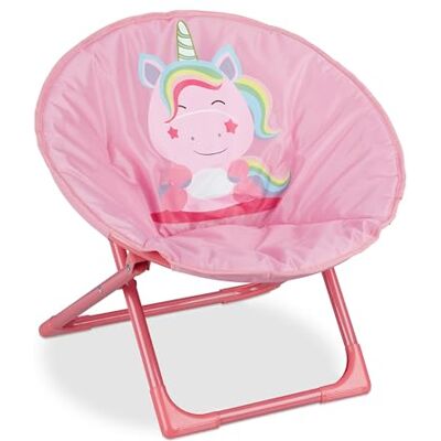 Relaxdays Moonchair Kinder, faltbar, HBT: 47 x 50 x 48 cm, Kinderstuhl draußen & drinnen, Kindersessel, Designwahl, bunt Relaxdays Moonchair Kinder, faltbar, HBT: 47 x 50 x 48 cm, Kinderstuhl draußen & drinnen, Kindersessel, Designwahl, bunt