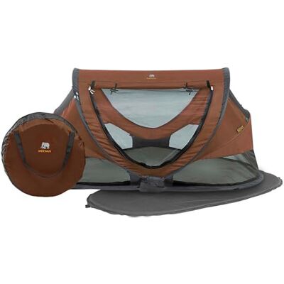 Deryan Baby & Kinder Reisebett mit Matratze ab Geburt bis 4,5 Jahre, Pop Up Kleinkindbett Babyzelt in 2 Sekunden aufgestellt, inkl. Moskitonetz & Reisetasche, Schnell & Kompakt Faltbar, Caramel Deryan Baby & Kinder Reisebett mit Matratze ab Geburt bis 4,5 Jahre, Pop Up Kleinkindbett Babyzelt in 2 Sekunden aufgestellt, inkl. Moskitonetz & Reisetasche, Schnell & Kompakt Faltbar, Caramel