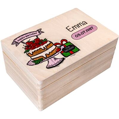 Creative Personalisiert Geburtstag Geschenke für Frauen, Männer Kinder Erinnerungsbox Holzkiste Mehrere Motiv für Geburtstag Individuelle Geschenk Geschenkkiste Geschenkbox Creative Personalisiert Geburtstag Geschenke für Frauen, Männer Kinder Erinnerungsbox Holzkiste Mehrere Motiv für Geburtstag Individuelle Geschenk Geschenkkiste Geschenkbox