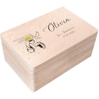 Creative Personalisiert Kommunion Geschenke für Mädchen und Jungen Holzkiste Mehrere Kommunion Motiv Individuelle Geschenk Erinnerungsbox Erstkommunion Deko Creative Personalisiert Kommunion Geschenke für Mädchen und Jungen Holzkiste Mehrere Kommunion Motiv Individuelle Geschenk Erinnerungsbox Erstkommunion Deko