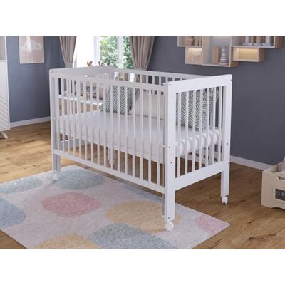 Love For Sleep Babybett Beistellbett 120x60cm mit Sicherheitsbarriere Umwandelbar Weiß NOVA Kinderbett Baby Bett Holz Kinderbett Babybett, Mitwachsend Gitterbett Baby Bed Love For Sleep Babybett Beistellbett 120x60cm mit Sicherheitsbarriere Umwandelbar Weiß NOVA Kinderbett Baby Bett Holz Kinderbett Babybett, Mitwachsend Gitterbett Baby Bed