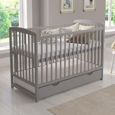 Love For Sleep Babybett Beistellbett 120x60cm mit Schaumstoffmatratze Grau Jacob Kinderbett Baby Bett Holz Kinderbett Babybett, Mitwachsend Gitterbett Baby Bed Love For Sleep Babybett Beistellbett 120x60cm mit Schaumstoffmatratze Grau Jacob Kinderbett Baby Bett Holz Kinderbett Babybett, Mitwachsend Gitterbett Baby Bed