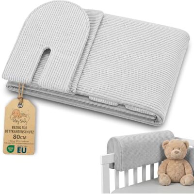 Totsy Baby Hülle für Bettkantenschutz nur Bezug ohne Schutz enthalten Ersatzbezug für Rausfallschutz 80 cm Schutz nicht enthalten Kinderbett Babybett Kinderzimmer dekorativ Hellgrau B Totsy Baby Hülle für Bettkantenschutz nur Bezug ohne Schutz enthalten Ersatzbezug für Rausfallschutz 80 cm Schutz nicht enthalten Kinderbett Babybett Kinderzimmer dekorativ Hellgrau B