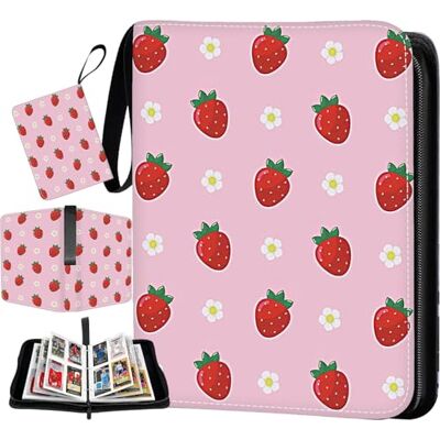 Generic Kartenalbum 50 Seiten, Kapazität 400 Karten Sammelkartenalbum, Kartenordner, Kartenmappe, Booklet Tragbarer, wasserdichter PU-Kartenhalter, Kartensammelheft, Geschenk für Kinder Generic Kartenalbum 50 Seiten, Kapazität 400 Karten Sammelkartenalbum, Kartenordner, Kartenmappe, Booklet Tragbarer, wasserdichter PU-Kartenhalter, Kartensammelheft, Geschenk für Kinder