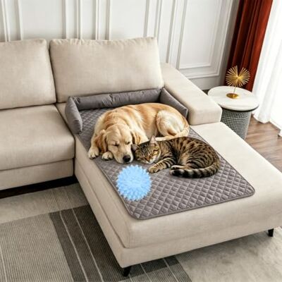 fjaldjfu Pelzbarn Kühlendes Sofabett Für Hunde, 90x90cm Kühlende Hundedecke Sofa Mit Kopfkissen, Waschbar Cooling Sofa Bed Für Sofas Und Boden Halten Sie Ihr Fellbaby Kühler Und Bequemer (#3,75*75cm) fjaldjfu Pelzbarn Kühlendes Sofabett Für Hunde, 90x90cm Kühlende Hundedecke Sofa Mit Kopfkissen, Waschbar Cooling Sofa Bed Für Sofas Und Boden Halten Sie Ihr Fellbaby Kühler Und Bequemer (#3,75*75cm)