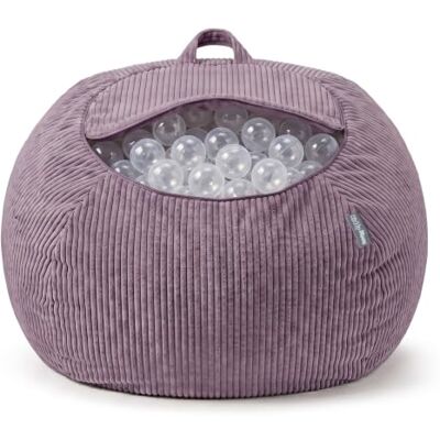 KiddyMoon Sitzsack für Kinder 2-in-1 Spielzeug Aufbewahrung 80x80x50cm ohne harte Kanten, langer Reißverschluss, maschinenwaschbarer Bezug, mit Heimtextilien befüllbar KiddyMoon Sitzsack für Kinder 2-in-1 Spielzeug Aufbewahrung 80x80x50cm ohne harte Kanten, langer Reißverschluss, maschinenwaschbarer Bezug, mit Heimtextilien befüllbar