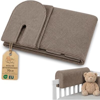 Totsy Baby Hülle für Bettkantenschutz nur Bezug ohne Schutz enthalten Ersatzbezug für Rausfallschutz 70 cm Schutz nicht enthalten Kinderbett Babybett Kinderzimmer dekorativ Braun Totsy Baby Hülle für Bettkantenschutz nur Bezug ohne Schutz enthalten Ersatzbezug für Rausfallschutz 70 cm Schutz nicht enthalten Kinderbett Babybett Kinderzimmer dekorativ Braun