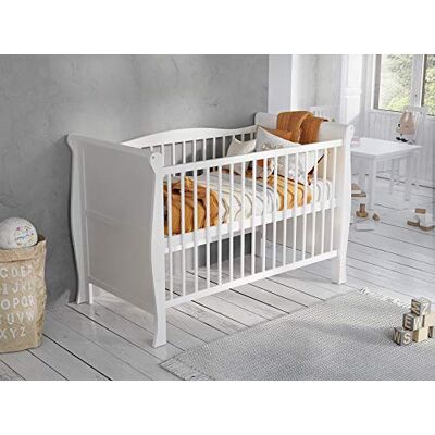 Love For Sleep Babybett Beistellbett 120x60cm mit Sicherheitsbarriere Umwandelbar Weiß Leo Kinderbett Baby Bett Holz Kinderbett Babybett, Mitwachsend Gitterbett Baby Bed Love For Sleep Babybett Beistellbett 120x60cm mit Sicherheitsbarriere Umwandelbar Weiß Leo Kinderbett Baby Bett Holz Kinderbett Babybett, Mitwachsend Gitterbett Baby Bed