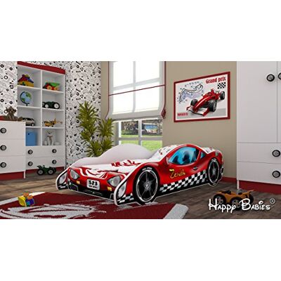 Happy Babies HappyBabies CARBETT 160x80cm Doppelseitiges Kinderbett Modernes Design mit sicheren Kanten und Absturzsicherung Schaumstoffmatratze 7 cm Happy Babies HappyBabies CARBETT 160x80cm Doppelseitiges Kinderbett Modernes Design mit sicheren Kanten und Absturzsicherung Schaumstoffmatratze 7 cm