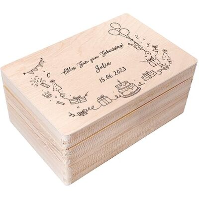 Creative Personalisiert Geburtstag Geschenke für Frauen, Männer Kinder Erinnerungsbox Holzkiste Mehrere Motiv für Geburtstag Individuelle Geschenk Geschenkkiste Geschenkbox Creative Personalisiert Geburtstag Geschenke für Frauen, Männer Kinder Erinnerungsbox Holzkiste Mehrere Motiv für Geburtstag Individuelle Geschenk Geschenkkiste Geschenkbox