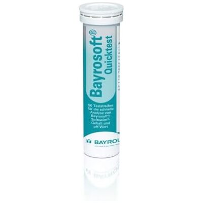 Bayrol Bayrosoft Quicktest 50 x Pool Teststreifen für pH Wert & Gehalt an flüssigem Aktivsauerstoff (Bayrosoft Light) im Poolwasser Weiss Bayrol Bayrosoft Quicktest 50 x Pool Teststreifen für pH Wert & Gehalt an flüssigem Aktivsauerstoff (Bayrosoft Light) im Poolwasser Weiss