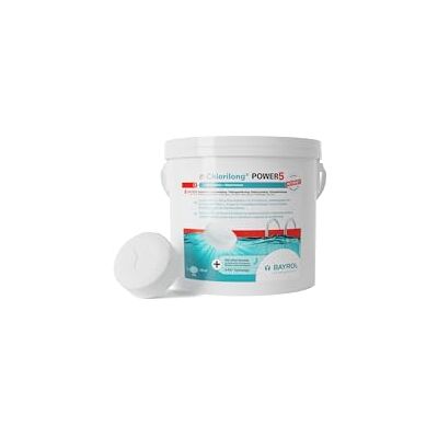 Bayrol e-Chlorilong® POWER5-2 x 5kg 200g Chlortabletten für Pool mit 5 Funktionen Multitabs 5 in 1 für kristallklares Wasser Chlor Pool Bayrol e-Chlorilong® POWER5-2 x 5kg 200g Chlortabletten für Pool mit 5 Funktionen Multitabs 5 in 1 für kristallklares Wasser Chlor Pool