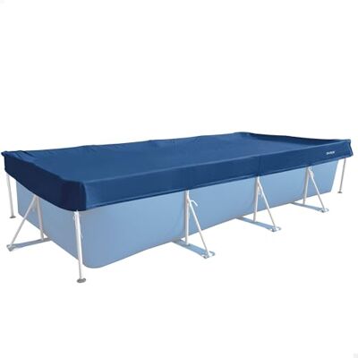 Intex Poolabdeckung rechteckig für Pools 450x220 cm Ganzjahresplane (28080) 3-lagiges UV-beständiges PE- Robuste & recycelte Ganzjahresabdeckung mit Halteschnur, hält auch bei windigem Wetter sicher Intex Poolabdeckung rechteckig für Pools 450x220 cm Ganzjahresplane (28080) 3-lagiges UV-beständiges PE- Robuste & recycelte Ganzjahresabdeckung mit Halteschnur, hält auch bei windigem Wetter sicher