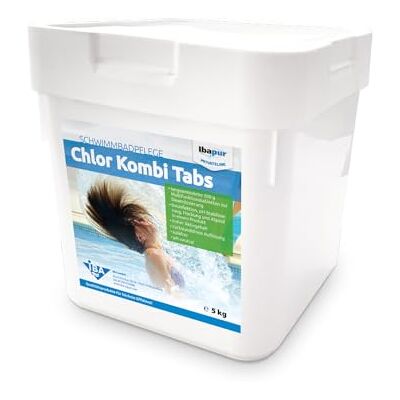 IBA 5 kg Chlor-Kombi Tabletten 4in1 200 g Chlortabletten Sand-, Kartuschenfilter, Klareffekt IBA 5 kg Chlor-Kombi Tabletten 4in1 200 g Chlortabletten Sand-, Kartuschenfilter, Klareffekt