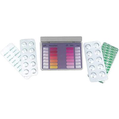 well2wellness ® Wassertestgerät Pooltester Chlor und pH mit je 20 Messtabletten well2wellness ® Wassertestgerät Pooltester Chlor und pH mit je 20 Messtabletten