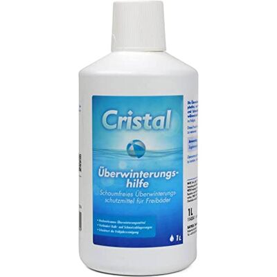 Cristal Pool Wintermittel 1 Liter – Hochwirksames Überwinterungsmittel für 20 m³ – Einfache Winterpflege ohne Ablassen Algen- und Kalkschutz Cristal Pool Wintermittel 1 Liter – Hochwirksames Überwinterungsmittel für 20 m³ – Einfache Winterpflege ohne Ablassen Algen- und Kalkschutz