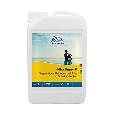 Chemoform Anti Algenmittel Alba Super K 3 L Algenvernichter Algenverhütung schaumfrei & hochkonzentriert Chemoform Anti Algenmittel Alba Super K 3 L Algenvernichter Algenverhütung schaumfrei & hochkonzentriert