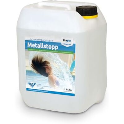 IBA 5 l Metallstopp Metallionenbinder Eisenbinder Eisen-Ex Brunnenwasser Pool IBA 5 l Metallstopp Metallionenbinder Eisenbinder Eisen-Ex Brunnenwasser Pool