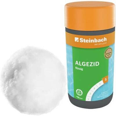 STEINBACH Filterbälle Starter-Set 1l Algezid flüssig + 700g Filterbälle ideales Starterpaket für deinen Pool, ersetzt 25 KG Filtersand Poolwasser sauber und kristallklar STEINBACH Filterbälle Starter-Set 1l Algezid flüssig + 700g Filterbälle ideales Starterpaket für deinen Pool, ersetzt 25 KG Filtersand Poolwasser sauber und kristallklar