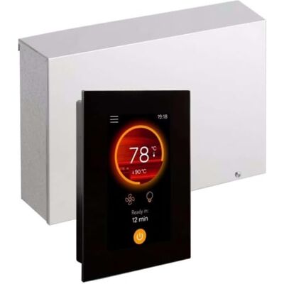 Harvia Fenix FX110 WiFi Core Saunasteuerung 11 kW – Steuergerät für Elektro-Saunaöfen mit 4,3" Touchscreen, WLAN, My App und Türsensor, IPX5 Harvia Fenix FX110 WiFi Core Saunasteuerung 11 kW – Steuergerät für Elektro-Saunaöfen mit 4,3" Touchscreen, WLAN, My App und Türsensor, IPX5