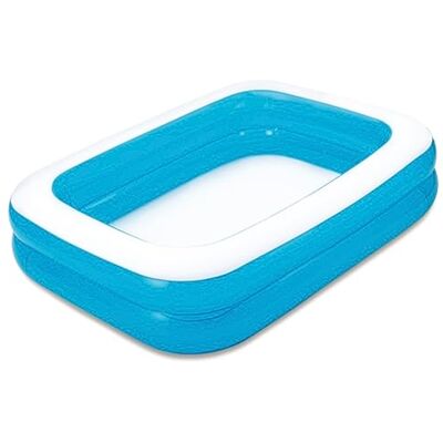 Waves Pool, Aufblasbarer Pool, Familienpool, Gartenpool für Kinder, Rechteckiger Pool, 2 M x 1.50 M x 51 cm Waves Pool, Aufblasbarer Pool, Familienpool, Gartenpool für Kinder, Rechteckiger Pool, 2 M x 1.50 M x 51 cm