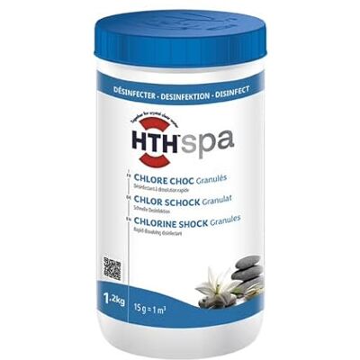 HTH Spa Chlor Schock, stabilisiertes Chlorgranulat zur Schockdesinfektion für den Whirlpool HTH Spa Chlor Schock, stabilisiertes Chlorgranulat zur Schockdesinfektion für den Whirlpool