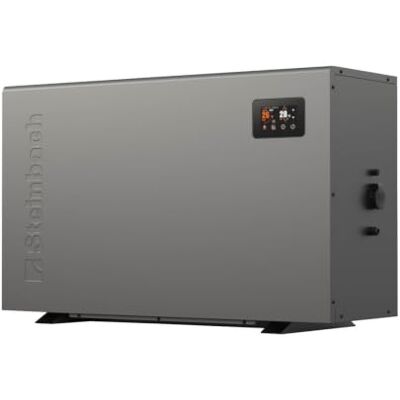 STEINBACH Wärmepumpe Silent 7 – 049312Z – Inverter Pool Wärmepumpe bis 30.000 l – Heizleistung 7 kW – Heiz- und Kühlfunktion – Touch-Display – Mit WLAN App-Steuerung – effizientes R290-Kältemittel STEINBACH Wärmepumpe Silent 7 – 049312Z – Inverter Pool Wärmepumpe bis 30.000 l – Heizleistung 7 kW – Heiz- und Kühlfunktion – Touch-Display – Mit WLAN App-Steuerung – effizientes R290-Kältemittel