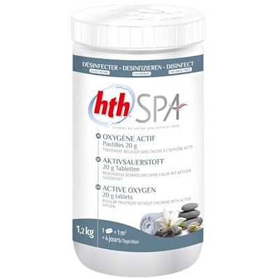 HTH Desinfektionstabletten mit Aktivsauerstoff, Aufbereitung und Unterhalt von Whirlpool-Wasser HTH Desinfektionstabletten mit Aktivsauerstoff, Aufbereitung und Unterhalt von Whirlpool-Wasser