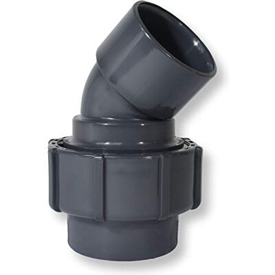 Unbekannt IBG® FlexFit® Übergangswinkel 45° Winkel Klemm Klebemuffe Unbekannt IBG® FlexFit® Übergangswinkel 45° Winkel Klemm Klebemuffe