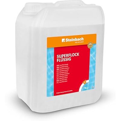 STEINBACH Poolpflege Superflock flüssig 0754305TV00-5 l Gegen Trübungen im Pool Für Sandfilteranlagen Verbessert Filterleistung Nicht für Kartuschenfilter geeignet STEINBACH Poolpflege Superflock flüssig 0754305TV00-5 l Gegen Trübungen im Pool Für Sandfilteranlagen Verbessert Filterleistung Nicht für Kartuschenfilter geeignet