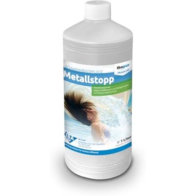 IBA 1 l Metallstopp Metallionenbinder Eisenbinder Eisen-Ex Brunnenwasser Pool IBA 1 l Metallstopp Metallionenbinder Eisenbinder Eisen-Ex Brunnenwasser Pool