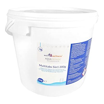 well2wellness Aqua Munda Wasserpflege Premium Pool Multitabs 5in1 200g 5kg well2wellness Aqua Munda Wasserpflege Premium Pool Multitabs 5in1 200g 5kg