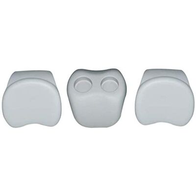 MSpa Alpine Spa Whirlpool-Zubehör-Set (Zwei Kopfstützen und Becherhalter), Weiß MSpa Alpine Spa Whirlpool-Zubehör-Set (Zwei Kopfstützen und Becherhalter), Weiß