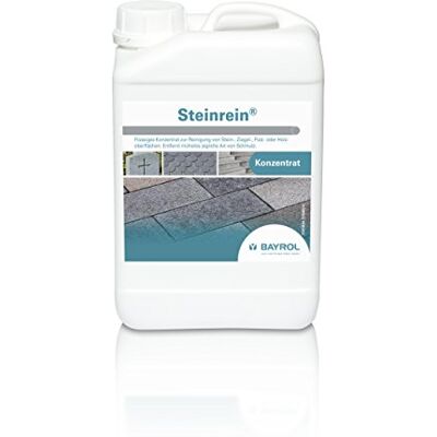Bayrol Steinrein 3 L Reiniger Stein Ziegel Holz Pool Algen Moos Säurefrei Langzeitwirkung, entfernt Algen, Moos und Grauschleier auf Stein, Ziegel, Putz und Holz, 1L in 9L Wasser Bayrol Steinrein 3 L Reiniger Stein Ziegel Holz Pool Algen Moos Säurefrei Langzeitwirkung, entfernt Algen, Moos und Grauschleier auf Stein, Ziegel, Putz und Holz, 1L in 9L Wasser