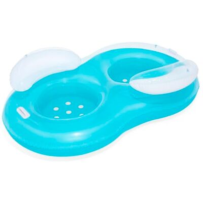 Bestway 2-Personen-Schwimmring Cool Comfort mit Rückenlehne Bestway 2-Personen-Schwimmring Cool Comfort mit Rückenlehne
