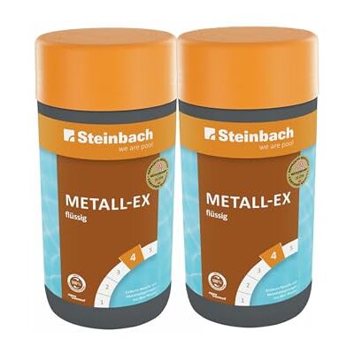 STEINBACH Metall-EX flüssig 2 l entfernt Eisen, Kupfer & Metallablagerungen im Pool gegen Trübungen & Ablagerungen an Einbauteilen einfache Anwendung für alle Pooltypen geeignet STEINBACH Metall-EX flüssig 2 l entfernt Eisen, Kupfer & Metallablagerungen im Pool gegen Trübungen & Ablagerungen an Einbauteilen einfache Anwendung für alle Pooltypen geeignet
