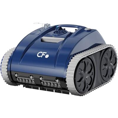 POWERHAUS24 Kabelloser Poolroboter CF 200 CL, für Boden & Wände, Akkubetrieb für bis zu 80m², 1h 50 Min. Reinigungszyklus, energieeffizient, kompakt, wartungsarm, 372 x 360 x 240 mm, 8kg POWERHAUS24 Kabelloser Poolroboter CF 200 CL, für Boden & Wände, Akkubetrieb für bis zu 80m², 1h 50 Min. Reinigungszyklus, energieeffizient, kompakt, wartungsarm, 372 x 360 x 240 mm, 8kg