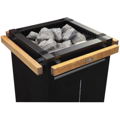Harvia Virta Schutzreling 34 cm HL2 Schutzgeländer aus Espe Seitenteil Schriftzug Harvia Virta Schutzreling 34 cm HL2 Schutzgeländer aus Espe Seitenteil Schriftzug