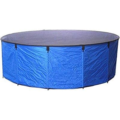 AquaForte Flexibles Faltbecken "Koi bowl", Ø 180 x H 60 cm (± 1500 Liter), inkl. Abdecknetz und praktischer Tragetasche, blau AquaForte Flexibles Faltbecken "Koi bowl", Ø 180 x H 60 cm (± 1500 Liter), inkl. Abdecknetz und praktischer Tragetasche, blau