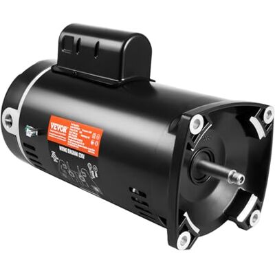 VEVOR 2 PS Pool-Pumpenmotor, 56Y Rahmen, 230V (7,8 Ampere) 3450 U/min, 60Hz, 1,3 Betriebsfaktor, 50μF/250V Kondensator, Linksdrehung Vierkantflansch Ersatzmotor VEVOR 2 PS Pool-Pumpenmotor, 56Y Rahmen, 230V (7,8 Ampere) 3450 U/min, 60Hz, 1,3 Betriebsfaktor, 50μF/250V Kondensator, Linksdrehung Vierkantflansch Ersatzmotor
