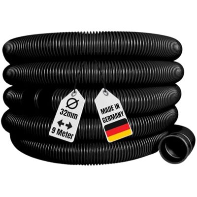 AquaOne Poolschlauch 32mm 9 Meter schwarz 1 1/4" I Hochwertiger Pool Schlauch für Garten & Schwimmbad Solarschlauch Schwimmbadschlauch Saugschlauch Pumpenschlauch AquaOne Poolschlauch 32mm 9 Meter schwarz 1 1/4" I Hochwertiger Pool Schlauch für Garten & Schwimmbad Solarschlauch Schwimmbadschlauch Saugschlauch Pumpenschlauch