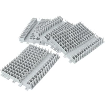 vhbw 4X Bürste kompatibel mit Dolphin SF 60 Poolroboter Poolsauger Aus PVC, 17,5 x 13 x 2 cm vhbw 4X Bürste kompatibel mit Dolphin SF 60 Poolroboter Poolsauger Aus PVC, 17,5 x 13 x 2 cm