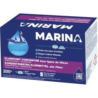 Marina Universal-Klärmittelkonzentrat, flockig, Tabletten 200 g Marina Universal-Klärmittelkonzentrat, flockig, Tabletten 200 g