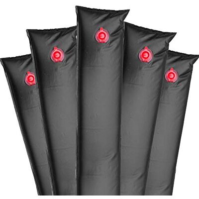 Pool Mate 1-3808-BLK-05 Heavy-Duty 16 Gauge 8-Foot Black Single Chamber Winter Water Bag for Swimming Pool Covers, 5-Pack Pool Mate 1-3808-BLK-05 Heavy-Duty 16 Gauge 8-Foot Black Single Chamber Winter Water Bag for Swimming Pool Covers, 5-Pack