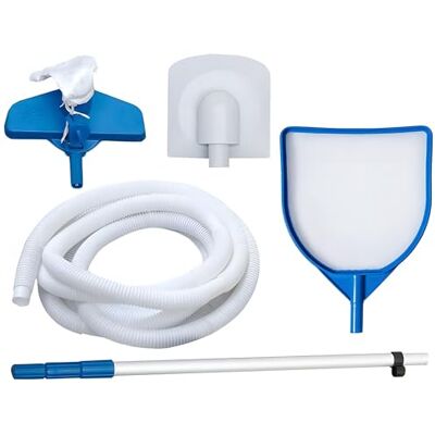 Waves Poolreiniger Bodensauger Poolsauger Pool Reinigungsset mit Teleskopstange Pool Sauger Kescher Schmutzbeutel Poolreinigungsset Pool Bodensauger Staubsauger für Schwimmbad QuickUp Pool Waves Poolreiniger Bodensauger Poolsauger Pool Reinigungsset mit Teleskopstange Pool Sauger Kescher Schmutzbeutel Poolreinigungsset Pool Bodensauger Staubsauger für Schwimmbad QuickUp Pool