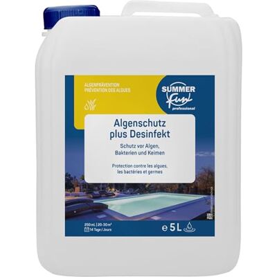 Summer Fun PRO Algenschutz Plus Desinfekt 5 l Algenstopp & Zusatzdesinfektion Summer Fun PRO Algenschutz Plus Desinfekt 5 l Algenstopp & Zusatzdesinfektion
