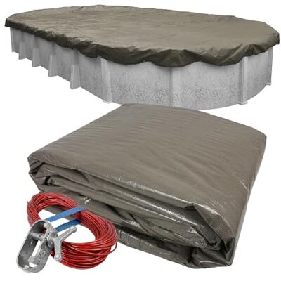 Robelle 591833-4 Poolabdeckung für den Winter, Magnesium, 5,5 x 10,1 m Aufstellpools Robelle 591833-4 Poolabdeckung für den Winter, Magnesium, 5,5 x 10,1 m Aufstellpools