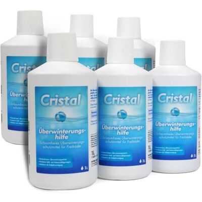 Cristal Pool Wintermittel 6 Liter – Hochwirksames Überwinterungsmittel für 120 m³ – Einfache Winterpflege ohne Ablassen Algen- und Kalkschutz Cristal Pool Wintermittel 6 Liter – Hochwirksames Überwinterungsmittel für 120 m³ – Einfache Winterpflege ohne Ablassen Algen- und Kalkschutz