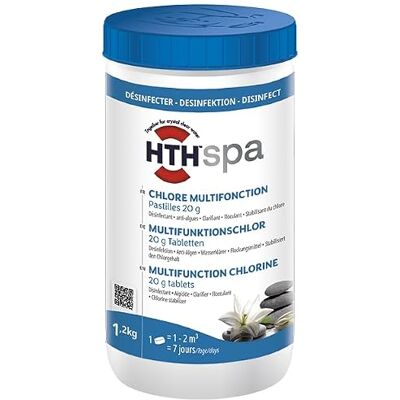 HTH Spa Multifunktionschlor, Chlor Multifunktions-Tabletten für den Whirlpool HTH Spa Multifunktionschlor, Chlor Multifunktions-Tabletten für den Whirlpool