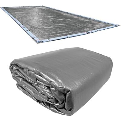 Robelle 331840R Poolabdeckung für Winter, Platin, 5,5 x 12,2 m Inground Pools Robelle 331840R Poolabdeckung für Winter, Platin, 5,5 x 12,2 m Inground Pools